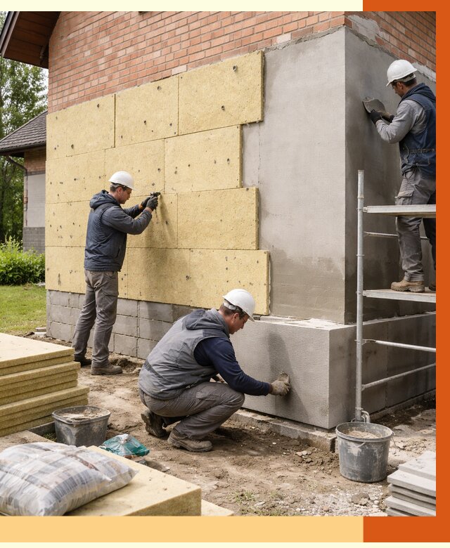 Утепление частного дома в Еманжелинске под ключ от 7703 руб/м2 — недорого | ТепломастерМнж