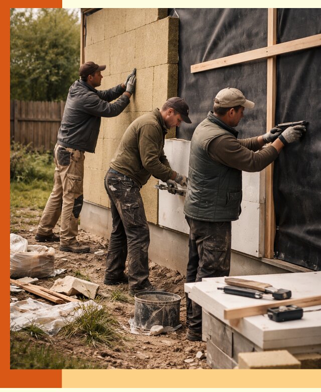 Утепление дачного дома под ключ в Еманжелинске