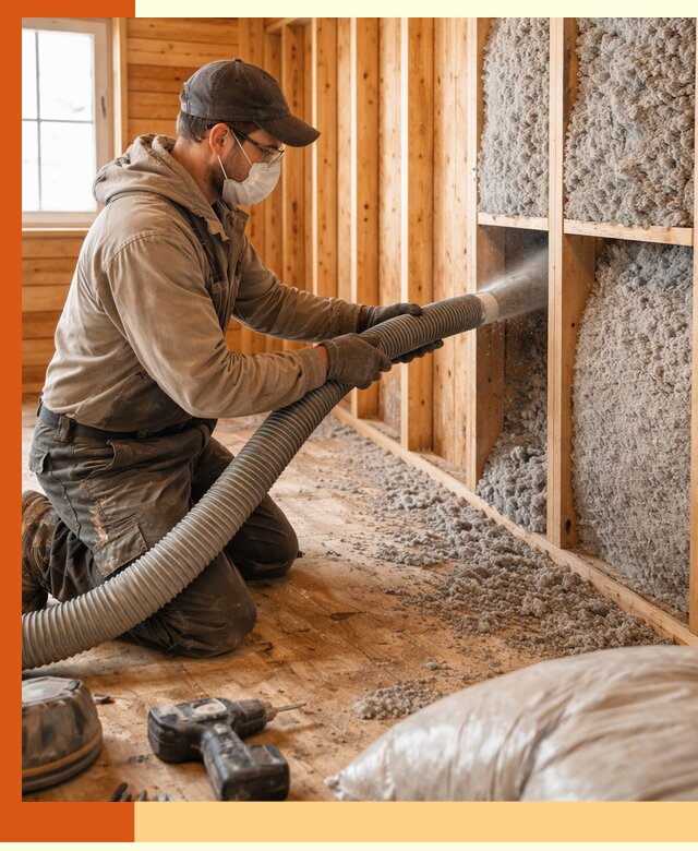 Утепление дачного дома эковатой в Еманжелинске — быстро и надёжно