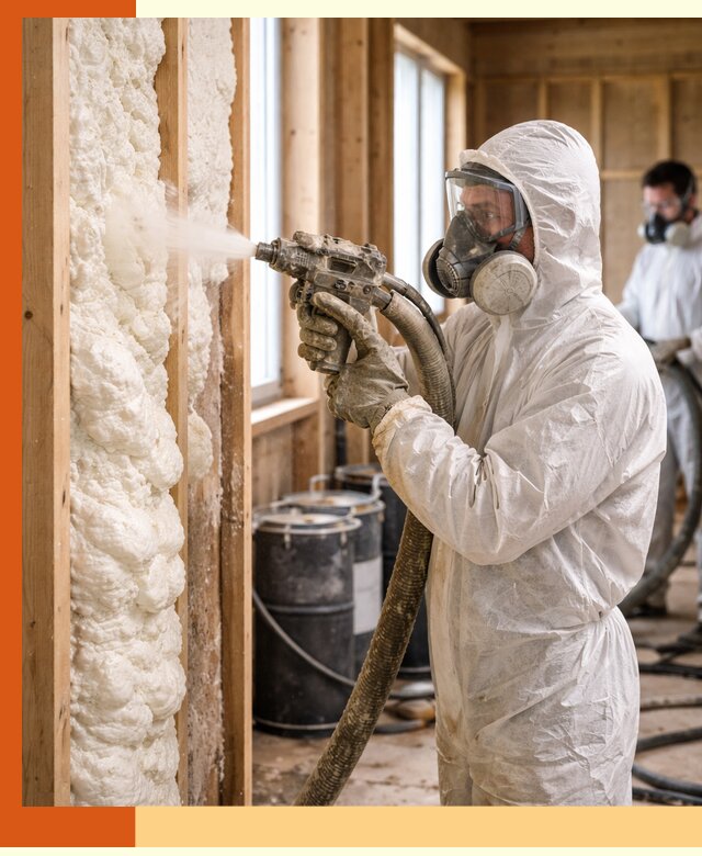 Утепление каркасного дома пенополиуретаном в Еманжелинске