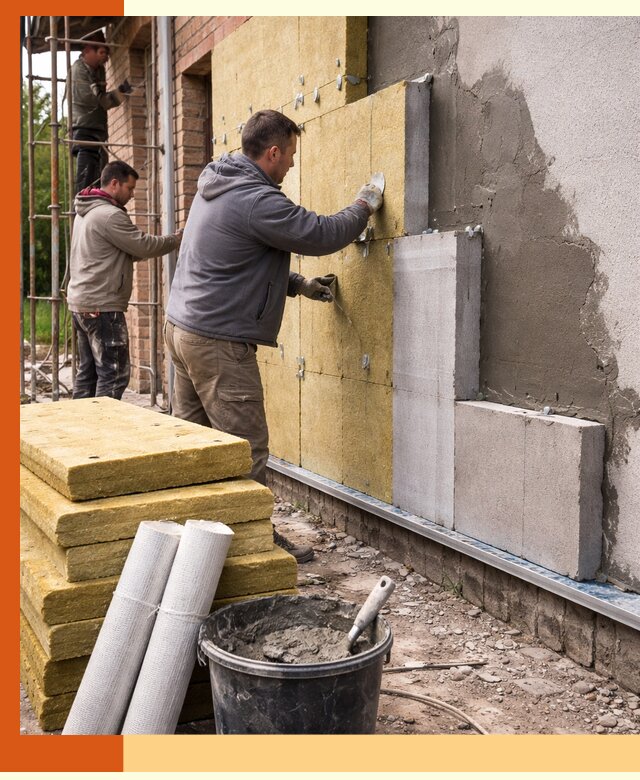 Утепление кирпичного дома под ключ в Еманжелинске