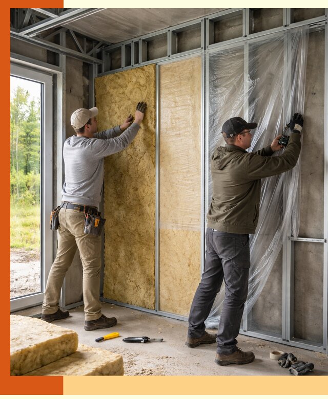 Утепление дома из ЛСТК в Еманжелинске с гарантией качества и эффективности