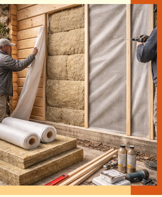 Утепление дома из минибруса в Еманжелинске от 4622 руб/м2 — заказать профессионально | ТепломастерМнж