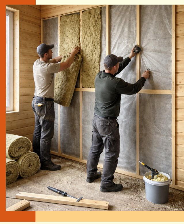 Утепление дома из минибруса в Еманжелинске: комплексные теплоизоляционные работы