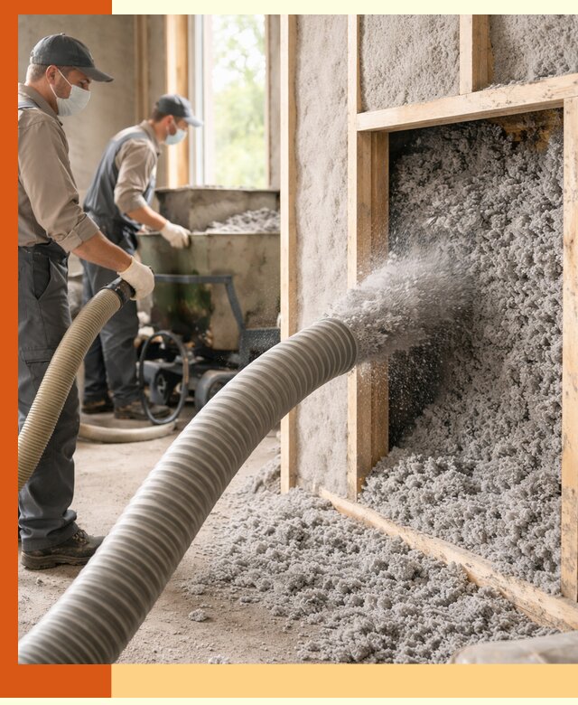 Утепление коттеджа эковатой в Еманжелинске с гарантией качества