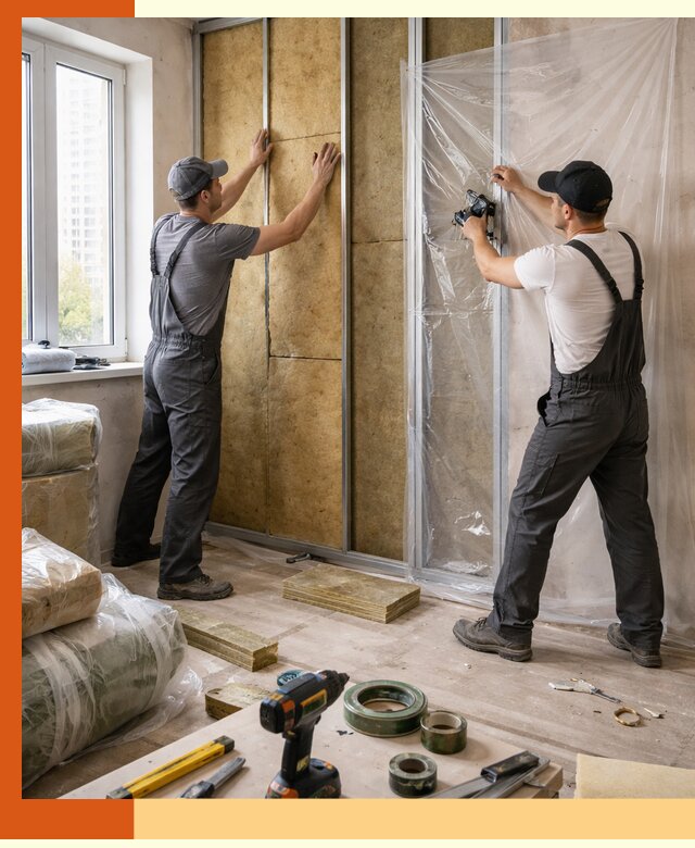 Утепление квартиры изнутри профессионально в Еманжелинске