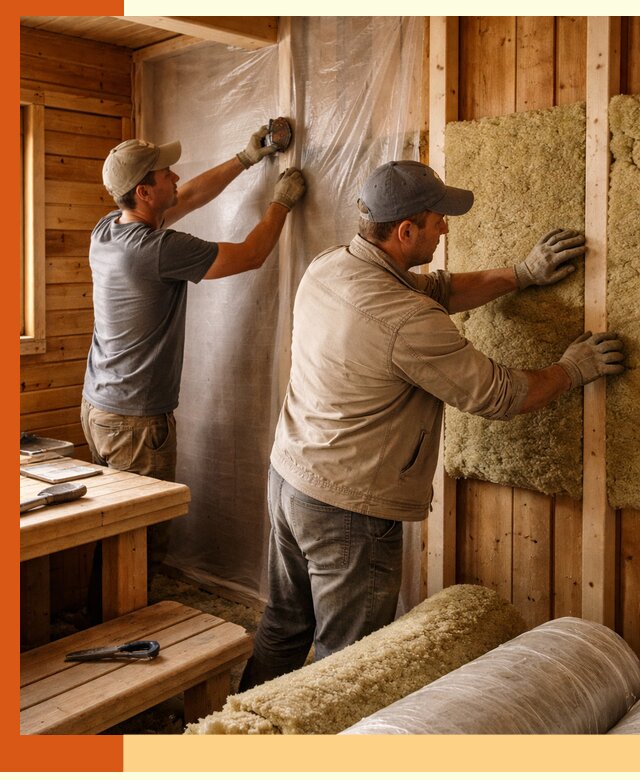 Утепление бани изнутри в Еманжелинске качественно и недорого