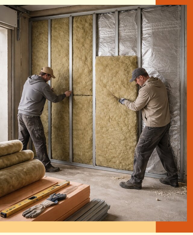 Утепление гаража изнутри в Еманжелинске от 7703 руб/м2 — работы и цена | ТепломастерМнж