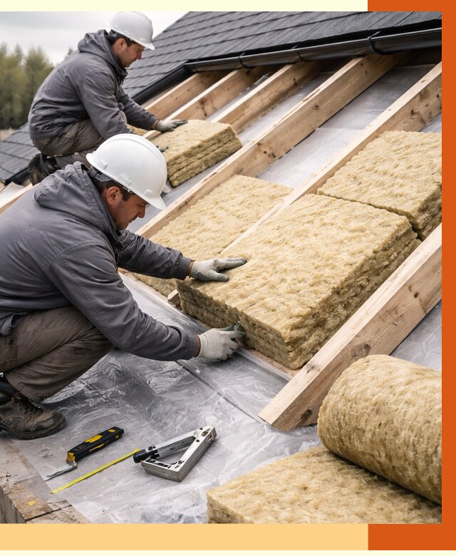 Утепление крыши в Еманжелинске от 1900 руб./м2 — комплексное утепление кровли | ТепломастерМнж