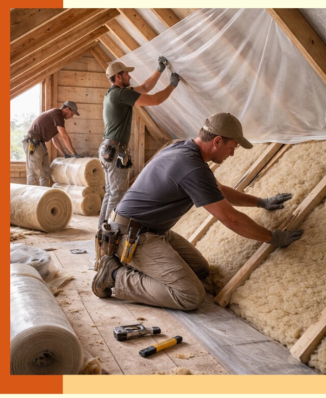 Утепление крыши изнутри в Еманжелинске: профессионально и надежно