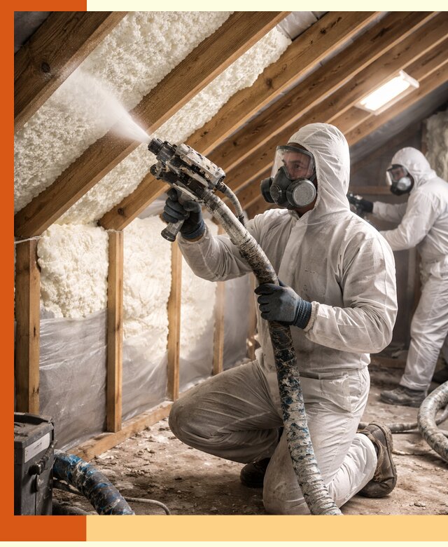 Утепление чердака пенополиуретаном (ППУ) в Еманжелинске