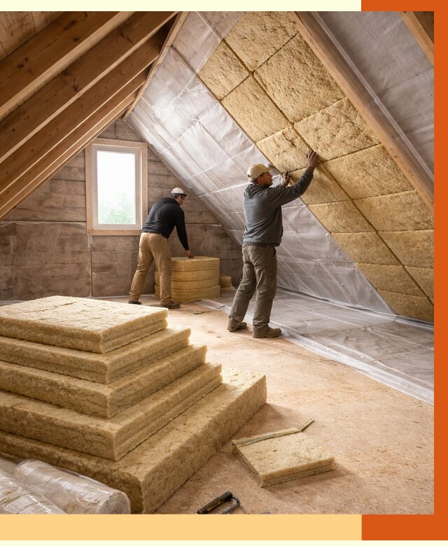 Утепление мансарды в Еманжелинске от 2568 руб/м2 — комплексно и под ключ | ТепломастерМнж