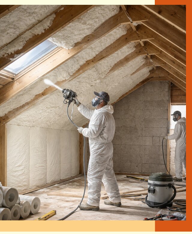 Утепление мансарды ППУ в Еманжелинске от 2825 руб./м² — заказать под ключ | ТепломастерМнж