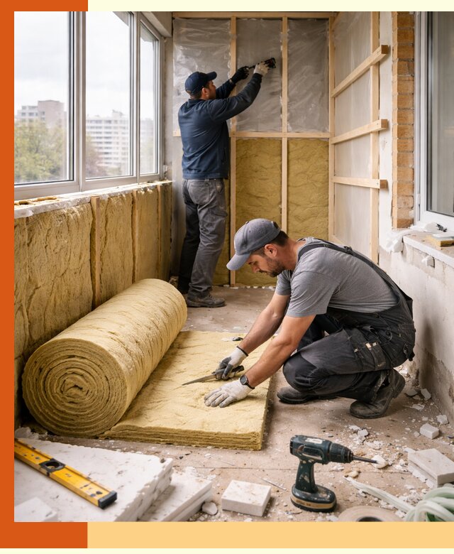 Утепление балкона под ключ в Еманжелинске качественно и быстро