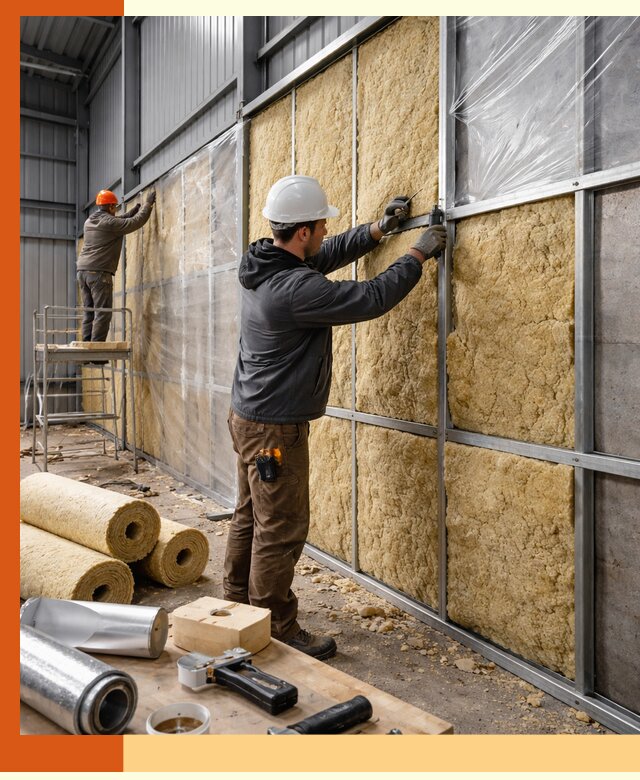 Утепление ангара в Еманжелинске — профессиональная теплоизоляция помещений