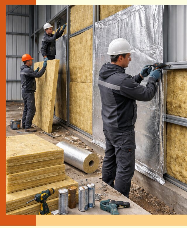 Утепление металлического ангара профессионально в Еманжелинске