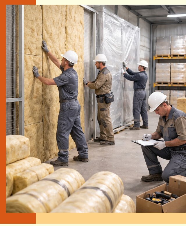 Утепление склада готовой продукции в Еманжелинске качественно и быстро