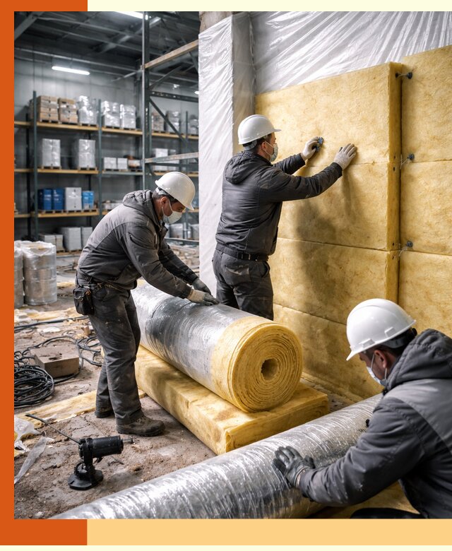 Утепление склада химсырья в Еманжелинске: безопасная и эффективная изоляция