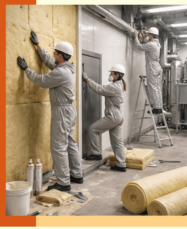 Утепление пищевого цеха под ключ в Еманжелинске