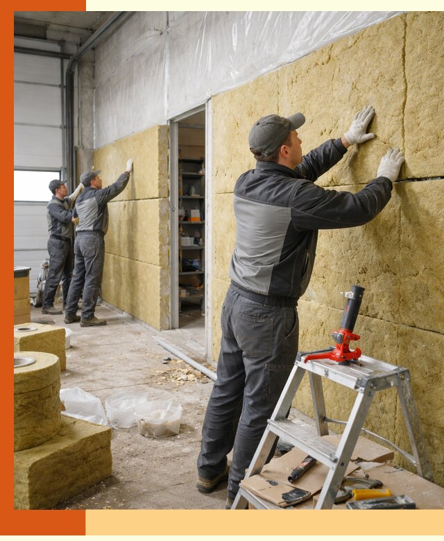 Утепление автосервиса и мастерских в Еманжелинске качественно и надёжно