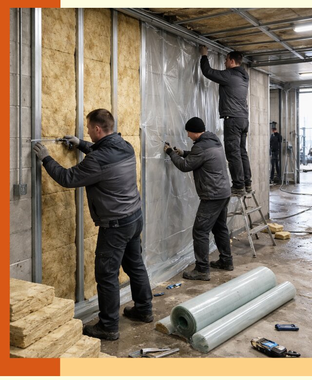 Профессиональное утепление автомойки в Еманжелинске для любого типа помещений