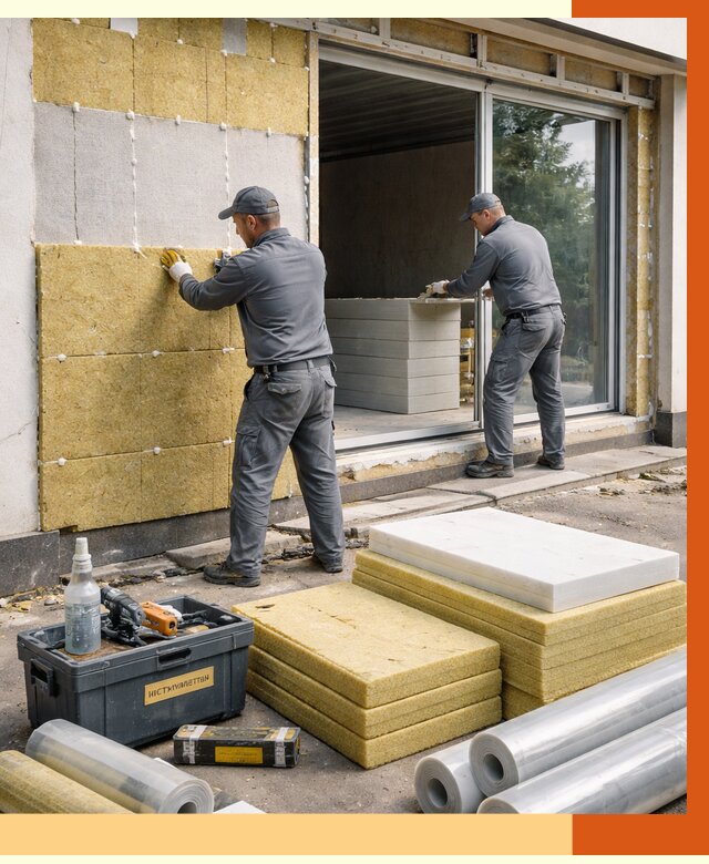 Утепление торгового павильона в Еманжелинске от 14893 руб./м² под ключ | ТепломастерМнж