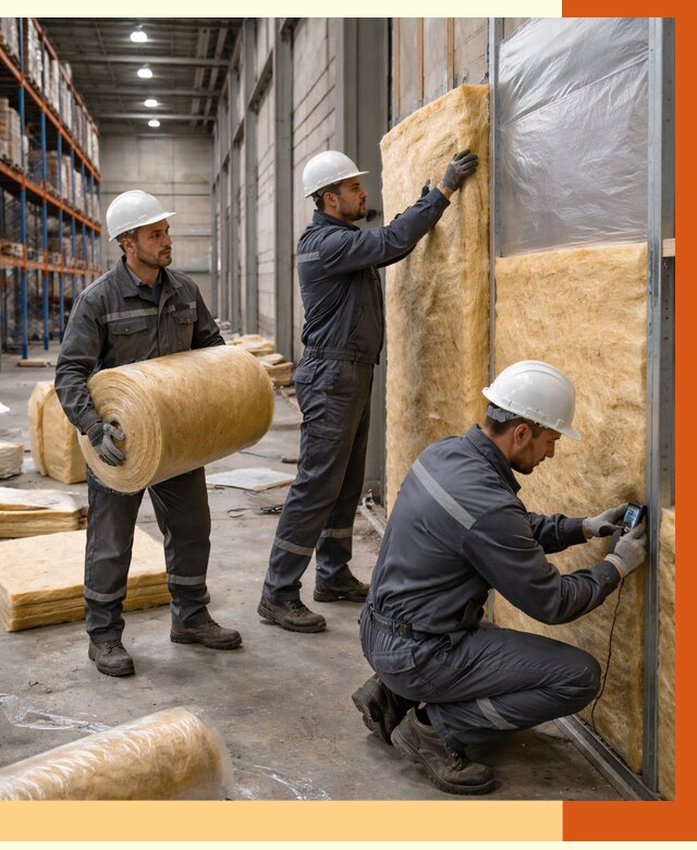 Утепление логистического центра в Еманжелинске от 4622 руб/м² под ключ | ТепломастерМнж