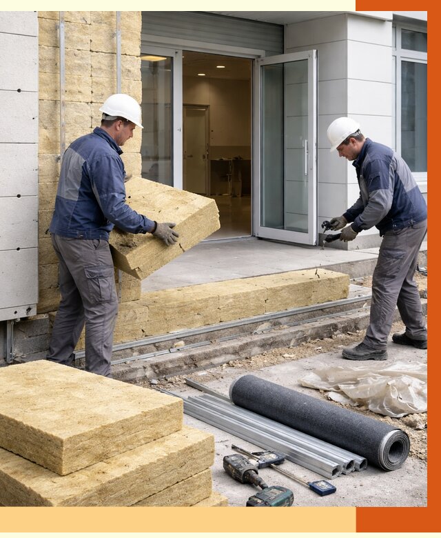 Утепление медицинского центра в Еманжелинске под ключ от 12839 руб./м² | ТепломастерМнж