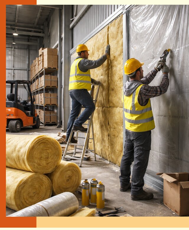 Утепление склада с техникой в Еманжелинске под ключ