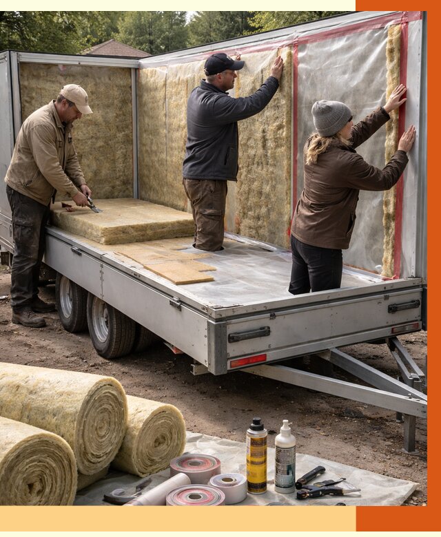 Утепление прицепа в Еманжелинске под ключ от 12839 руб. — комплекс от ТепломастерМнж