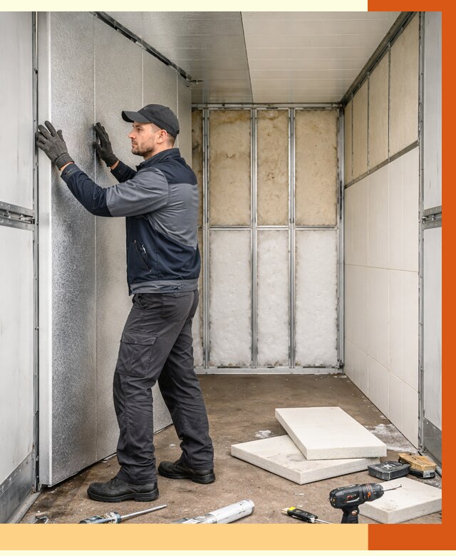 Утепление холодильного кузова в Еманжелинске от 13866 руб. под ключ | ТепломастерМнж