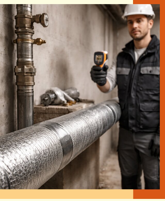 Утепление труб водоснабжения в Еманжелинске от 8730 руб. за м² — услуги ТепломастерМнж