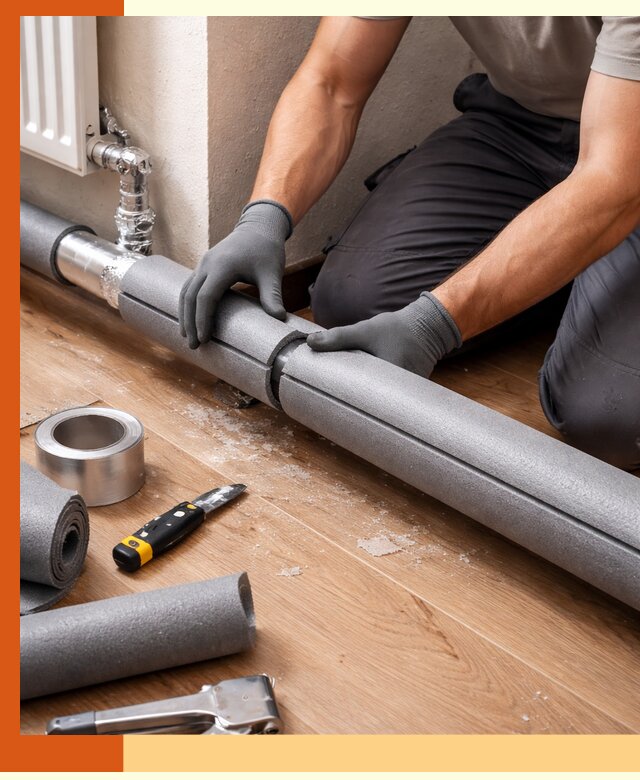 Утепление труб отопления в Еманжелинске: теплоизоляция и защита сети