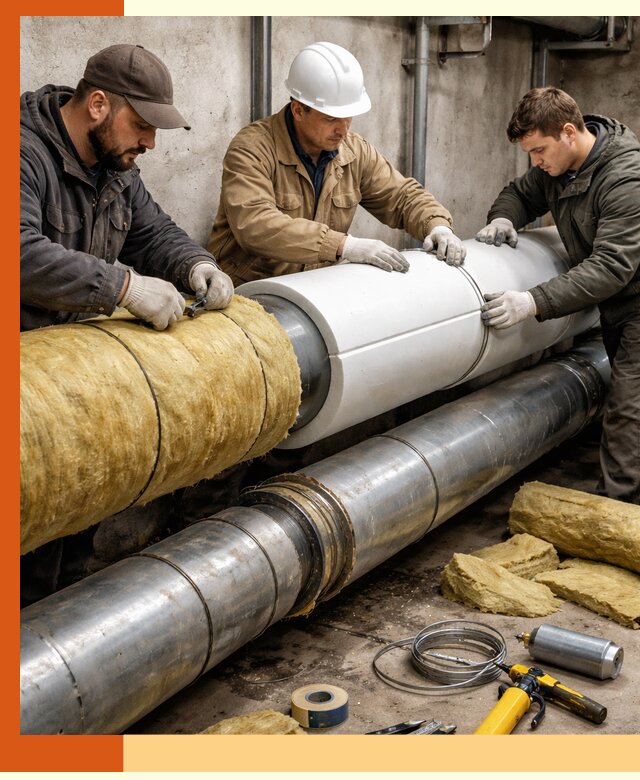 Утепление трубопровода в Еманжелинске с гарантией энергоэффективности