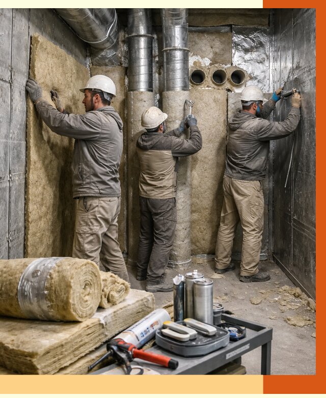 Утепление венткамеры в Еманжелинске под ключ от 1489 руб. — профессионально | ТепломастерМнж