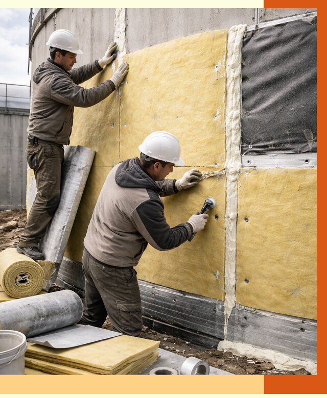 Утепление резервуара в Еманжелинске от 28245 руб/м2 — монтаж ППУ и комплекс под ключ | ТепломастерМнж