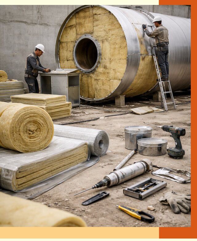 Утепление резервуара с топливом в Еманжелинске от 28245 руб. под ключ | ТепломастерМнж