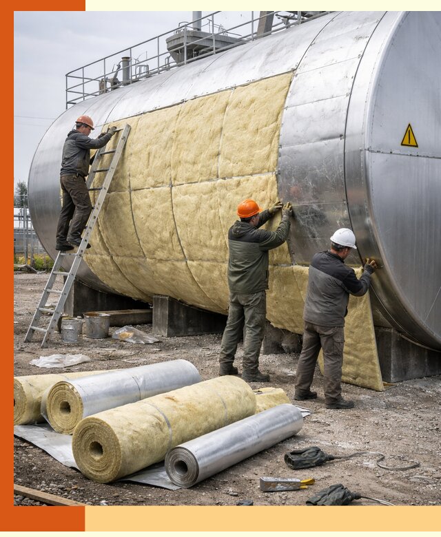 Утепление резервуаров с топливом в Еманжелинске надежно и экономично