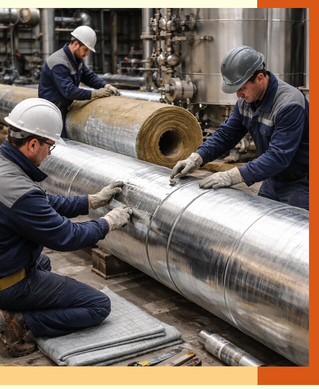 Утепление технологического оборудования в Еманжелинске от 4314 руб. за м2 | ТепломастерМнж