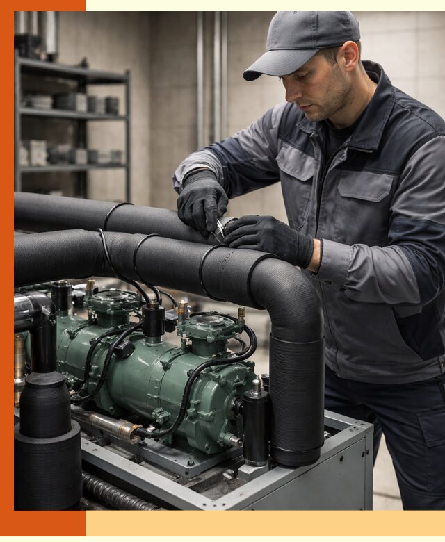 Утепление холодильного агрегата и теплоизоляция в Еманжелинске