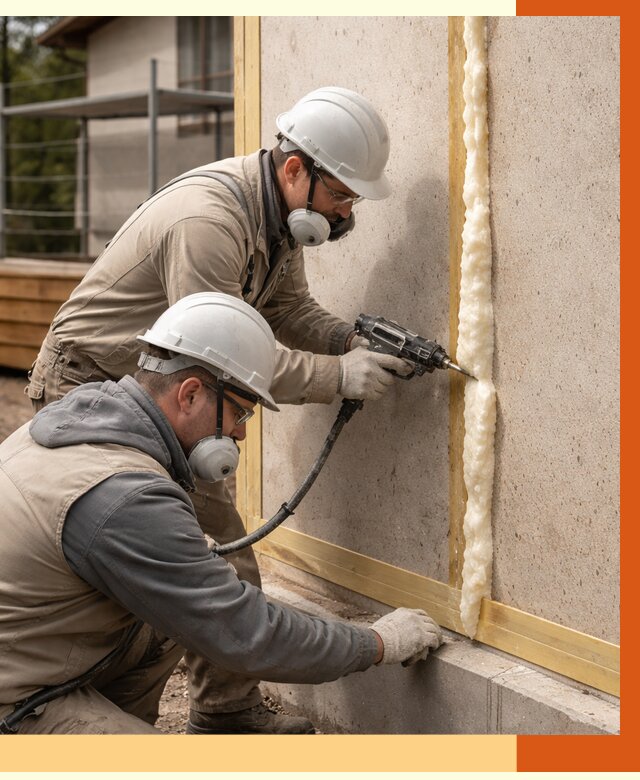 Утепление сип панелей ППУ в Еманжелинске от 4930 руб. под ключ | ТепломастерМнж