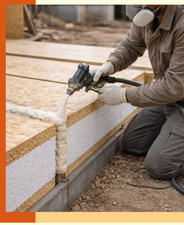 Утепление СИП-панелей пенополиуретаном (ППУ) в Еманжелинске