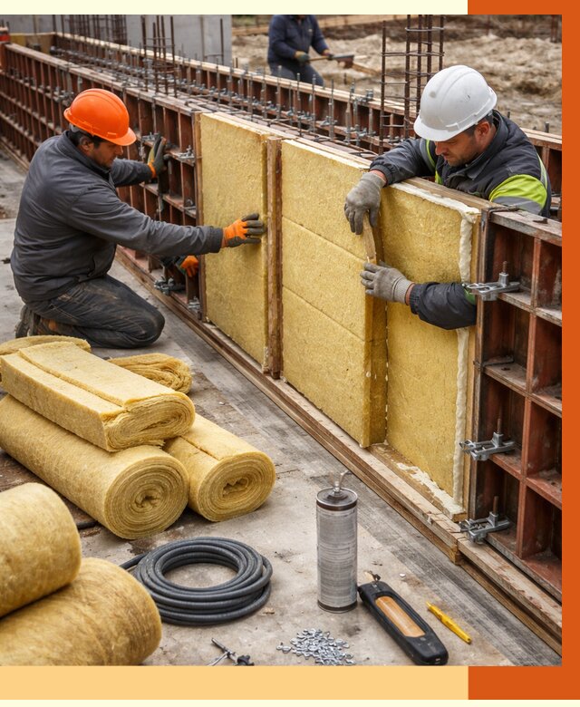 Теплоизоляция опалубки в Еманжелинске от 7395 руб. за м2 — услуги и монтаж | ТепломастерМнж