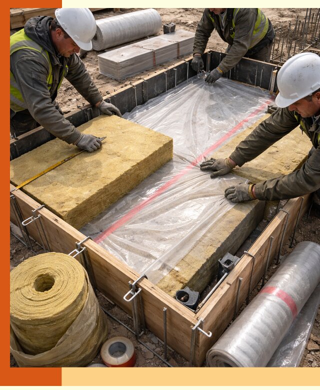 Теплоизоляция опалубки для строительства в Еманжелинске