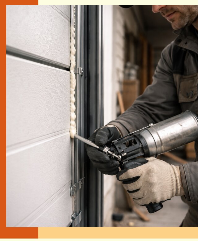 Заполнение пустот ворот в Еманжелинске профессионально и герметично