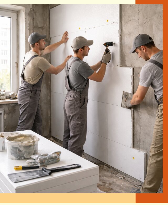 Утепление пенопластом домов и стен в Еманжелинске от 1900 руб. — ТепломастерМнж