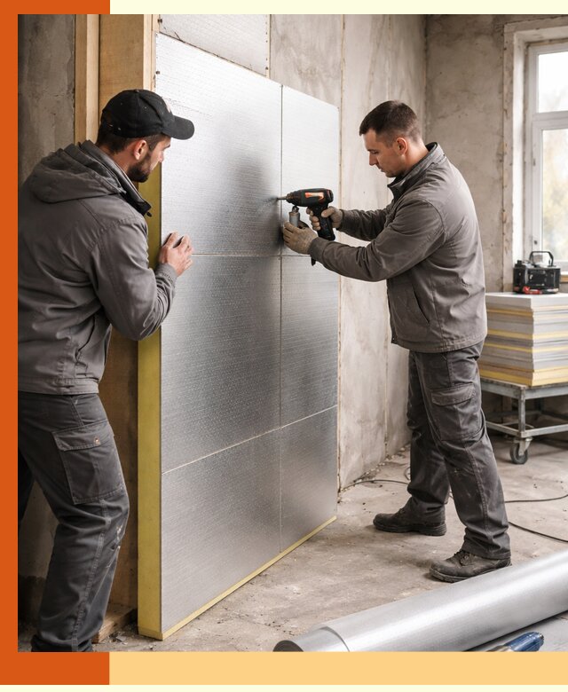 Утепление PIR панелями домов и зданий в Еманжелинске