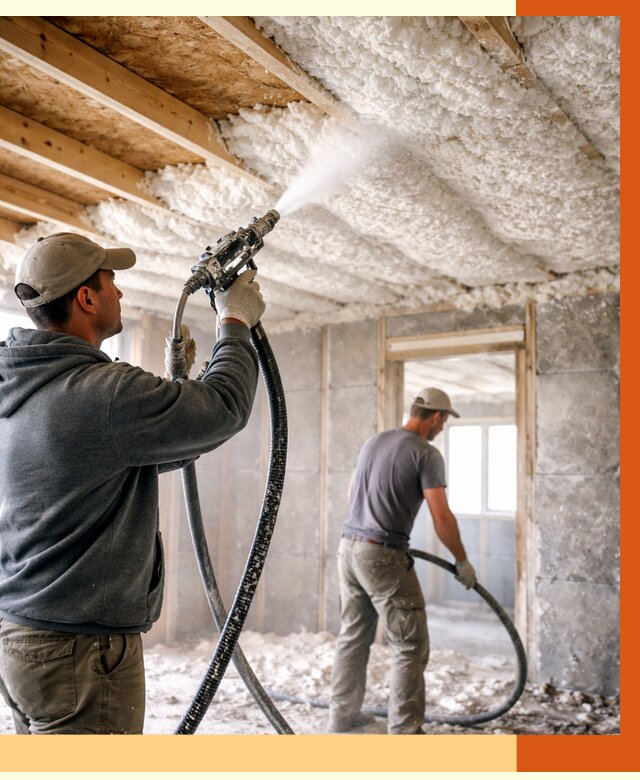 Утепление пеноизолом в Еманжелинске от 1643 руб./м2 под ключ | ТепломастерМнж