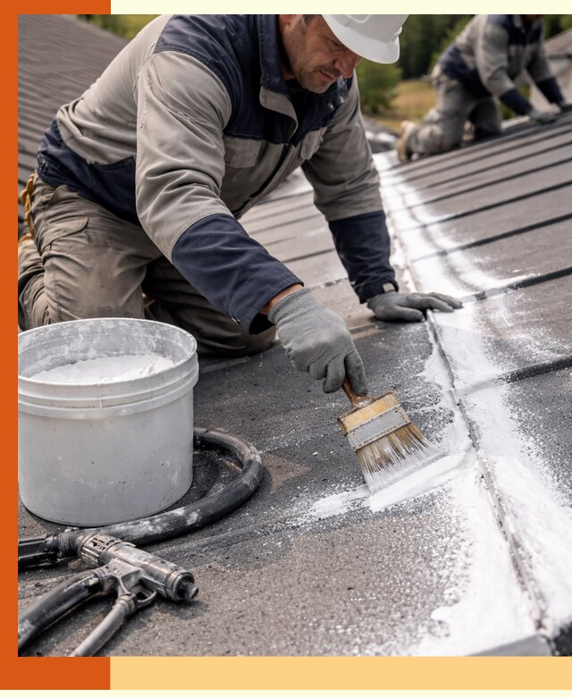 Утепление кровли жидкой теплоизоляцией в Еманжелинске