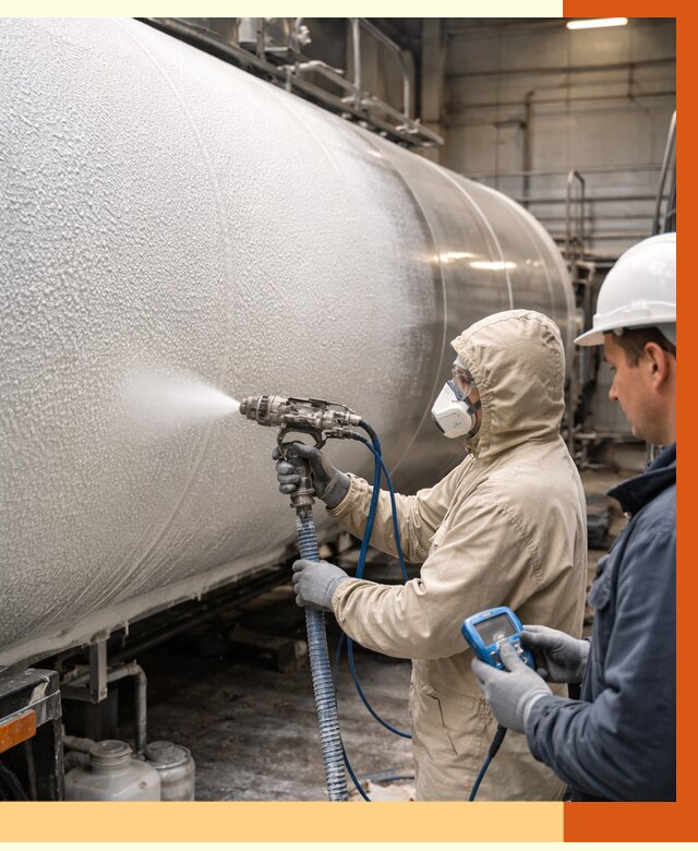 Утепление автоцистерны жидкой теплоизоляцией в Еманжелинске от 14893 руб. под ключ | ТепломастерМнж